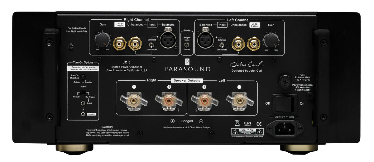 Parasound JC5 Power Amplifier