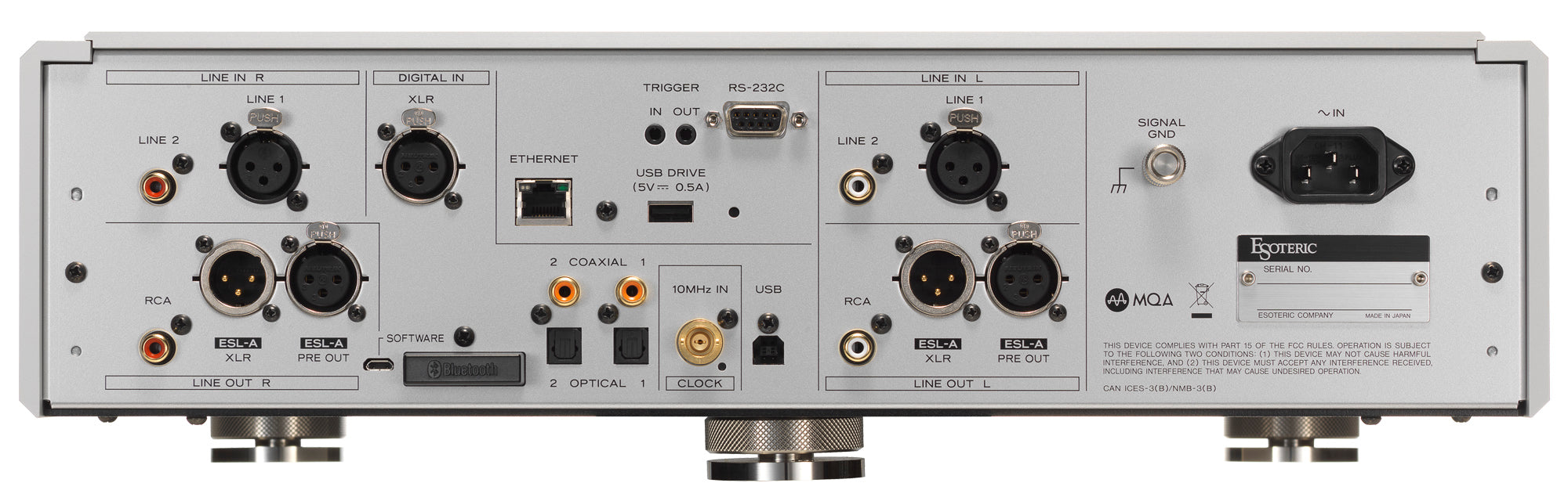 Esoteric N-05XD-Network DAC / Preamplifier - Suncoast Audio